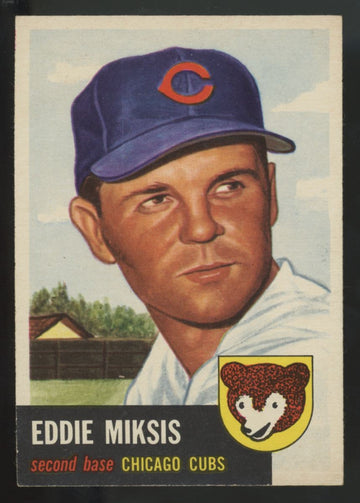 1953 Topps Eddie Miksis #39 NM-MT