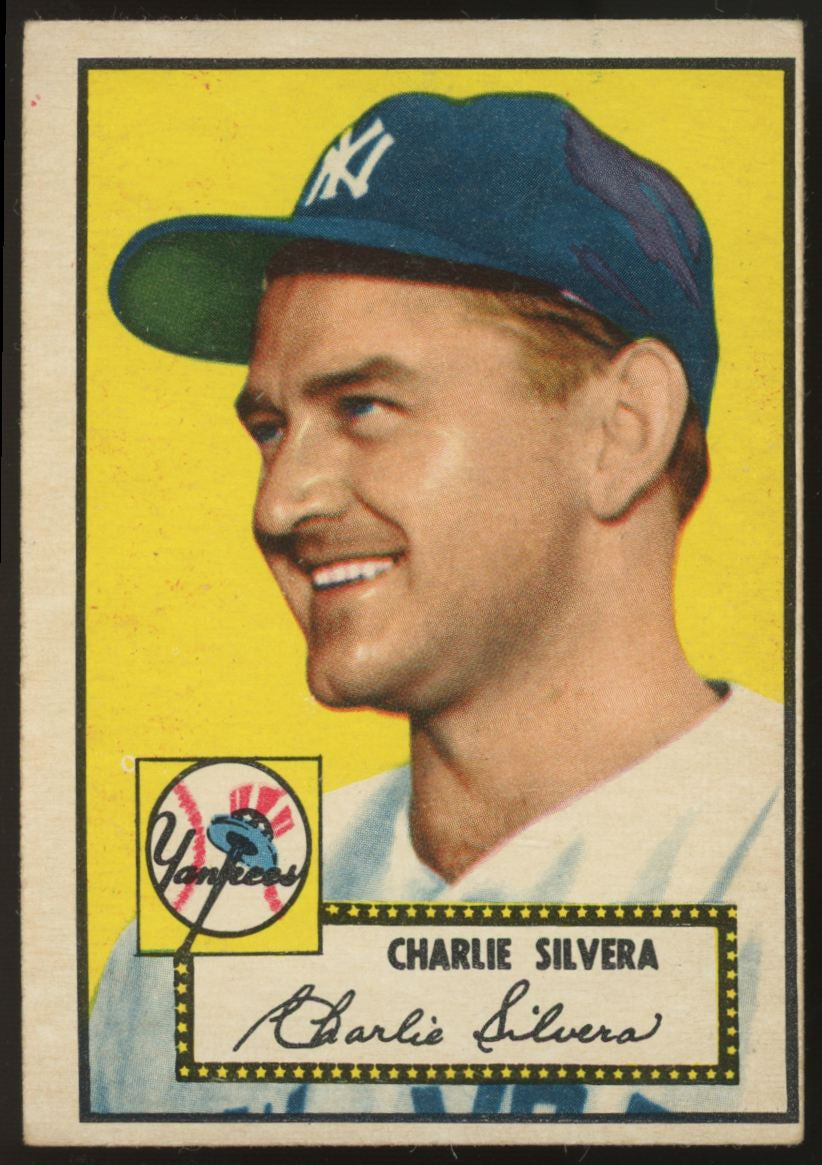 1952 Topps Charlie Silvera #168 VG