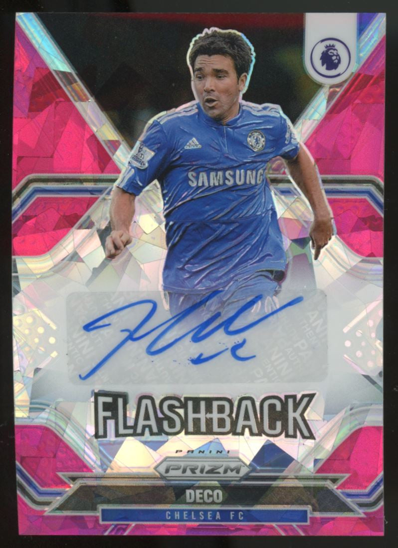 2021-22 Prizm Premier League Deco Flashback Auto Pink Ice #FB-D