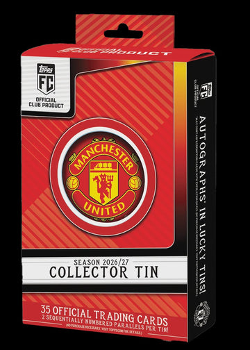 2026-27 Topps Soccer Manchester United FC Club Collector Tin