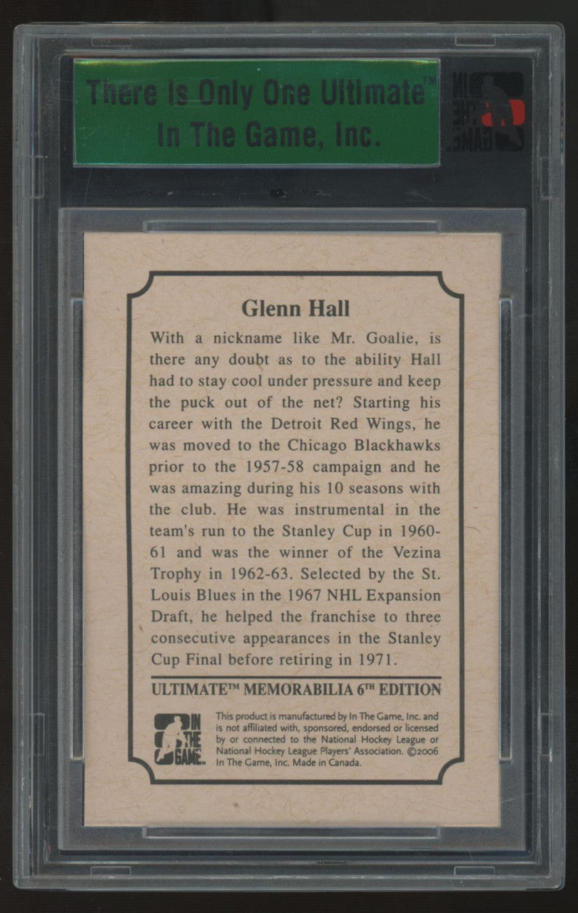 2005-06 In The Game Glenn Hall Series Four /30
