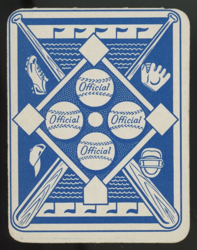 1951 Topps Blue Back Joe Page "Foul Out" #10 EX