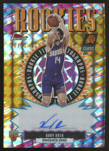 2025-26 Topps Finest Koby Brea RC Finest Gold Geometric Auto /50 #RFA-KB