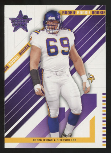 2004 Leaf Rookies & Stars Brock Lesnar RC #155