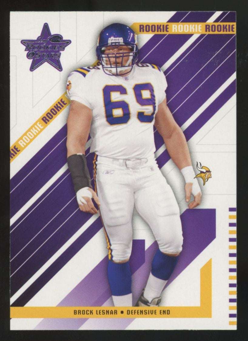 2004 Leaf Rookies & Stars Brock Lesnar RC #155