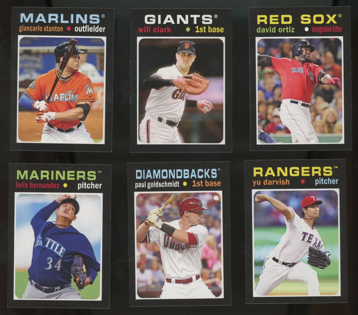 2013 Topps Update 1971 Mini Complete Set (50/50) NM/MT