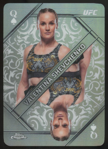2026 Topps Chrome UFC Valentina Shevchenko Kings & Queens SSP #KQ-16