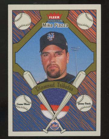 2004 Fleer Tradition Mike Piazza Diamond Tributes Patch /50 #DTP-MP