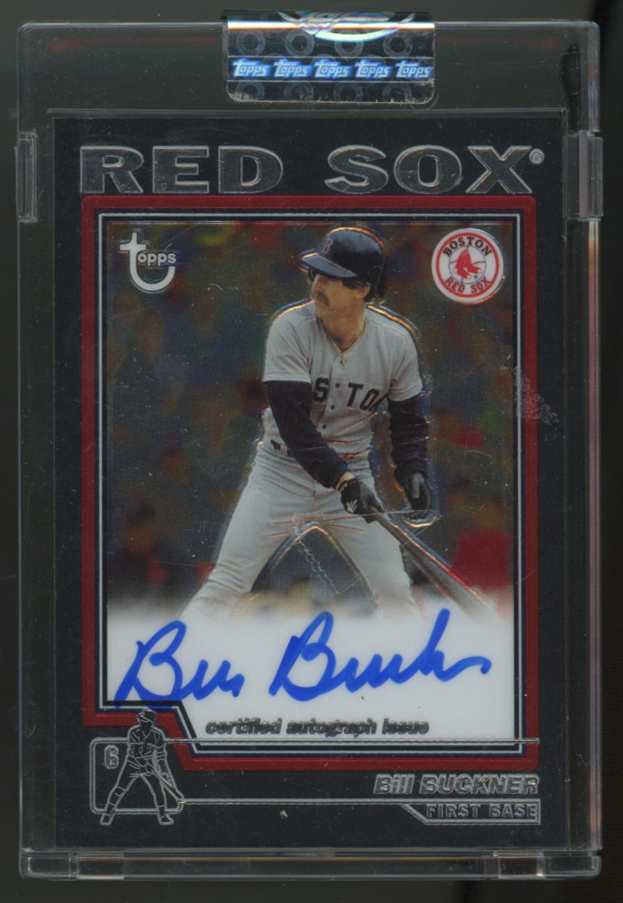 2004 Topps Chrome Signature Edition Retired Bill Buckner Auto #TA-BB