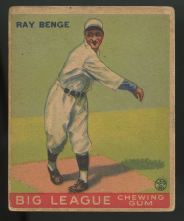 1933 Goudey Ray Benge #141 Good