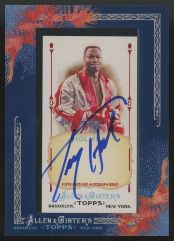 2011 Topps Allen & Ginter Larry Holmes Mini Framed Auto #AGA-LHO