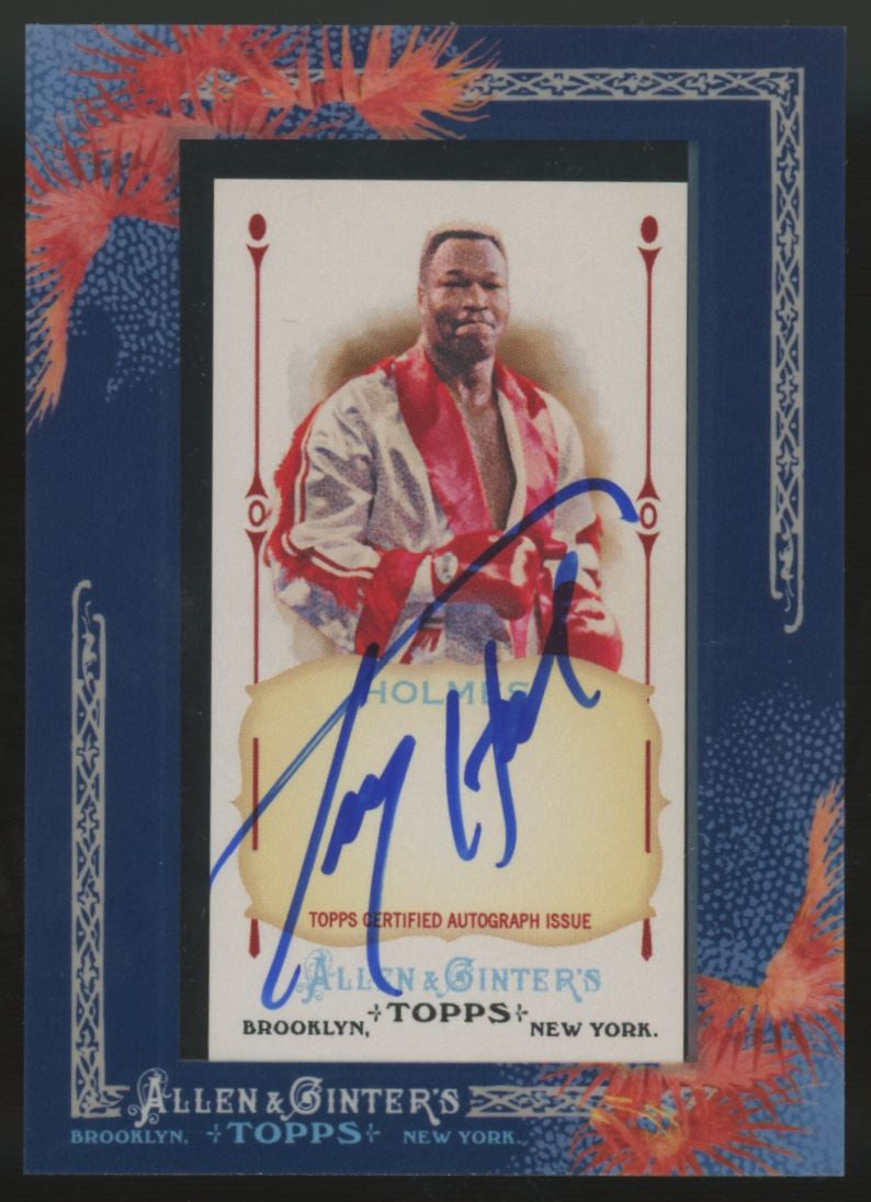 2011 Topps Allen & Ginter Larry Holmes Mini Framed Auto #AGA-LHO