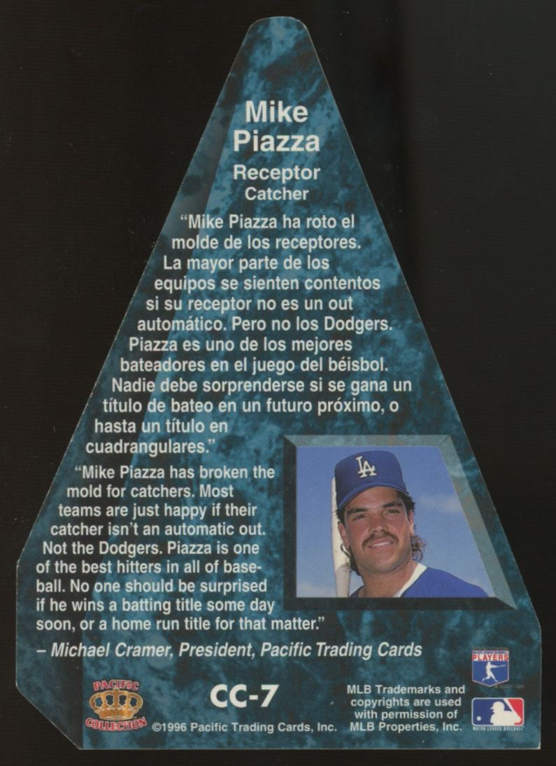 1996 Pacific Mike Piazza Cramer's Choice Die Cut #CC-7