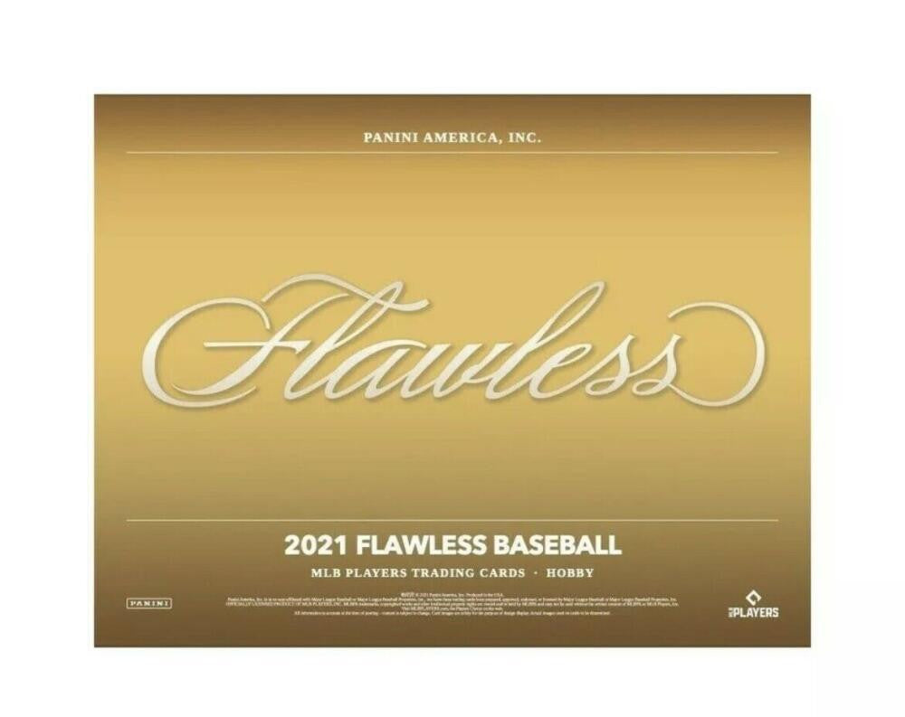 2021 Panini Flawless Baseball 2 Box Case