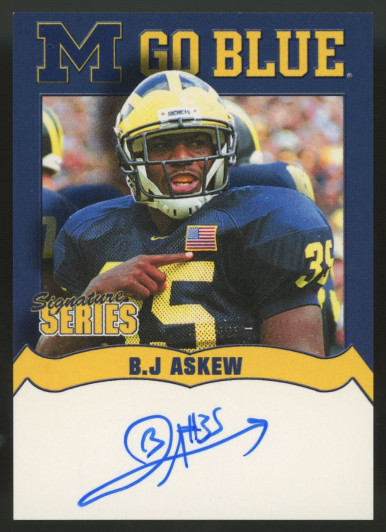 2003 TK Legacy Signature Series B.J. Askew Auto #MGB32