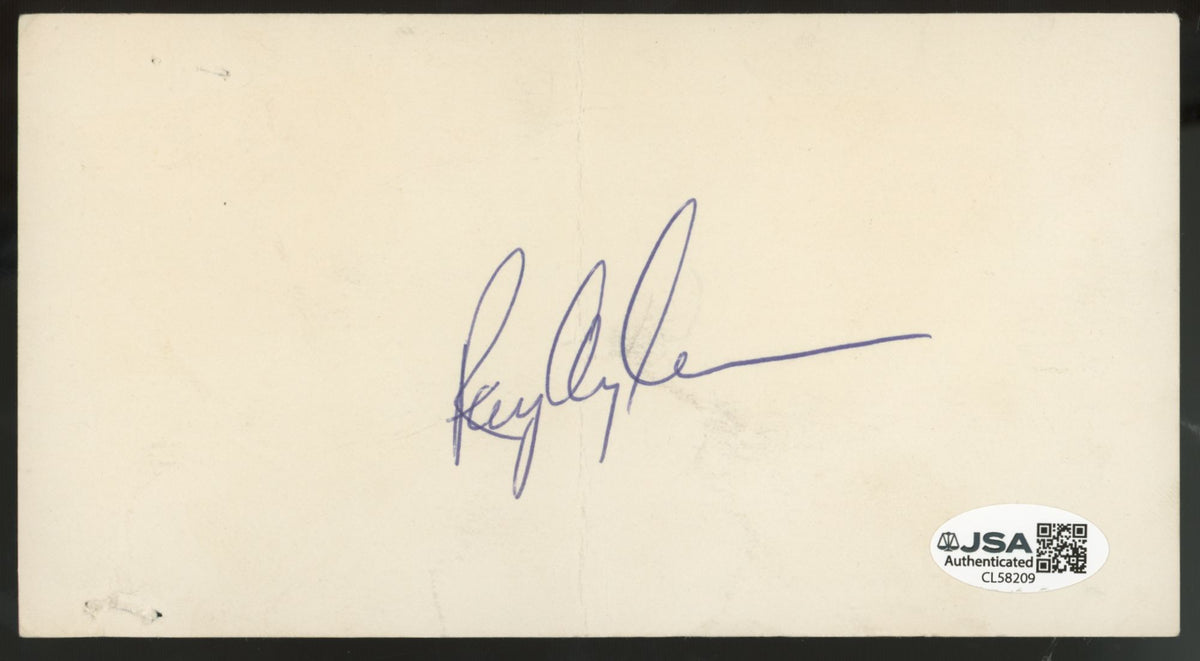 1966 Harold B. Clark Re-Election Post Card Signed IP Auto JSA Authentic