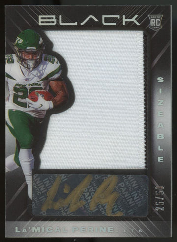 2020 Black La'Mical Perine RC Patch Auto RPA /50 #SS-LMP