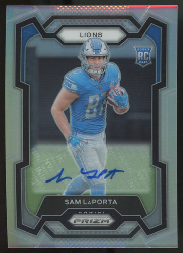 2022 Panini Prizm Sam LaPorta RC Silver Auto #332