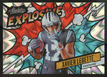 2024 Panini Absolute Xavier Legette RC Explosive SSP #EX-XLE