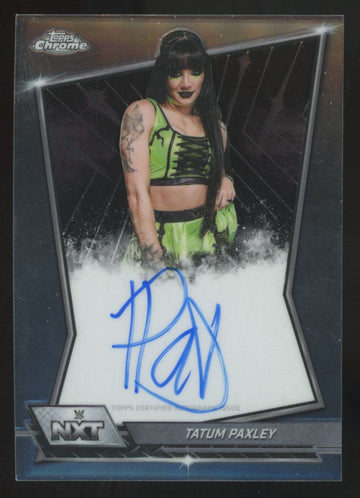 2026 Topps Chrome WWE Tatum Paxley NXT Auto #NXT-TAT