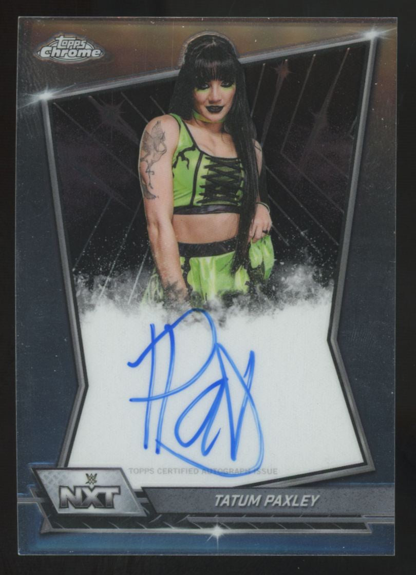 2026 Topps Chrome WWE Tatum Paxley NXT Auto #NXT-TAT