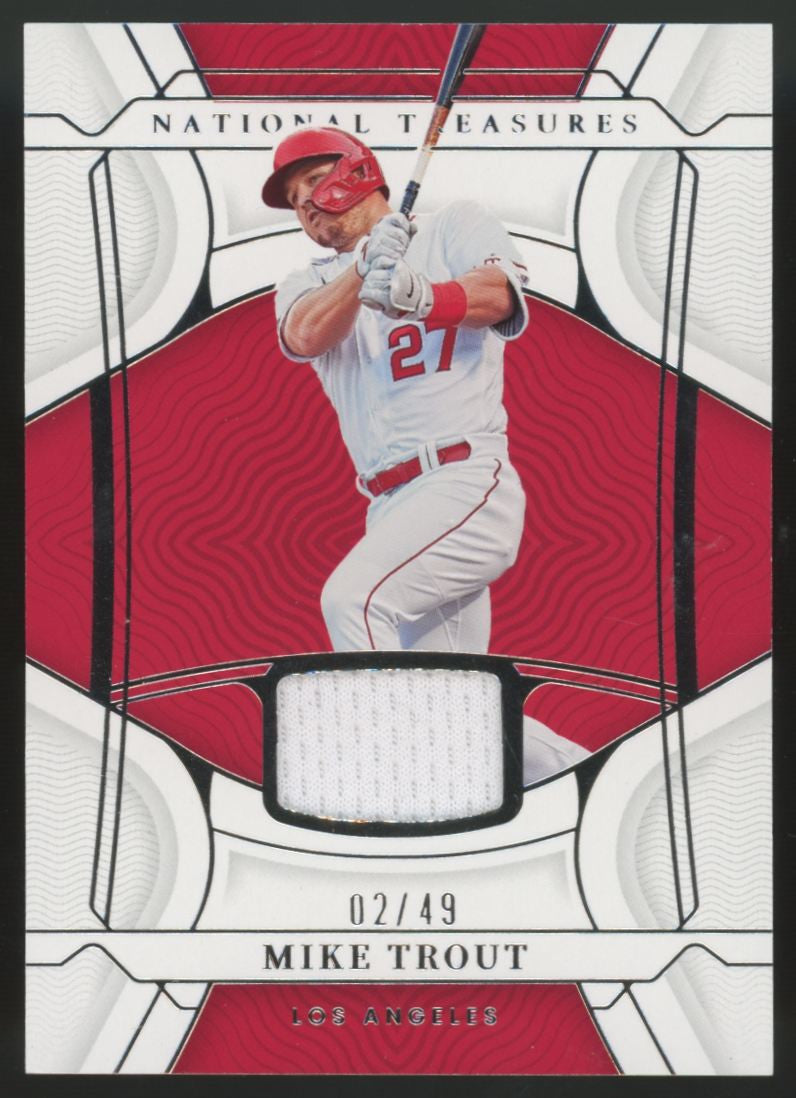 2022 National Treasures Mike Trout Patch /49 #73