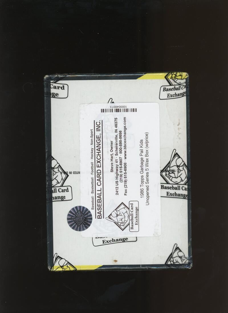 SOLD 11375 Garbage Pail Kids 5th Series BBCE Sealed Wax Box