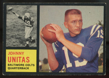 1962 Topps Johnny Unitas #1 VG-EX