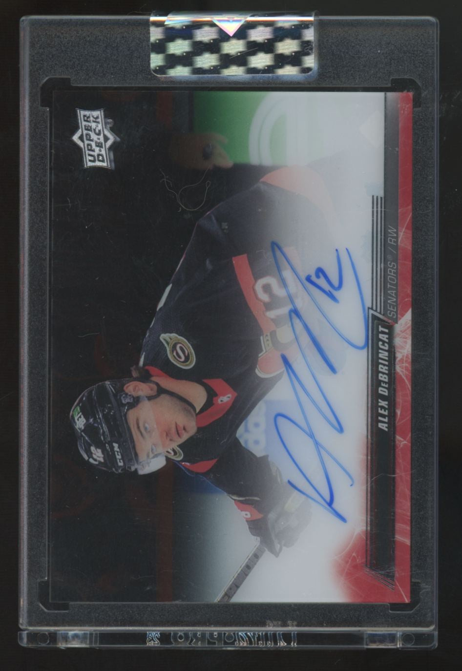 2022-23 Upper Deck Clear Cut Alex DeBrincat Auto #CC-AD