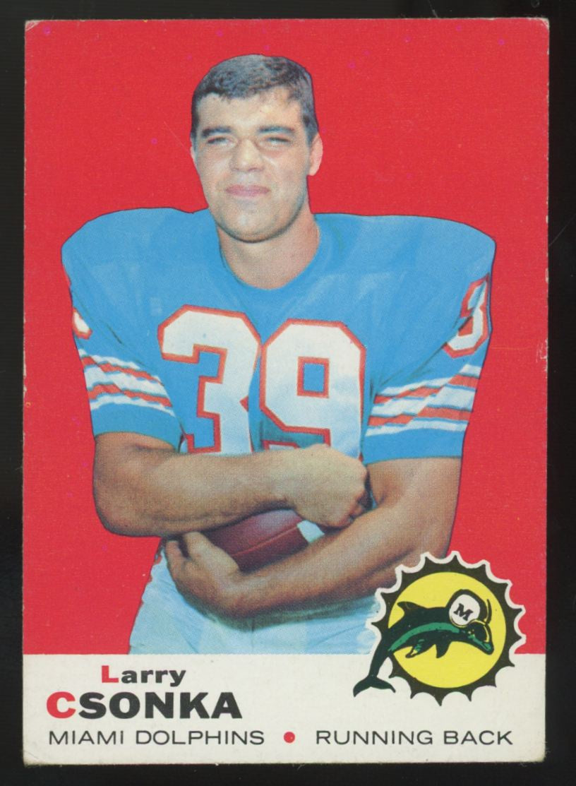 1969 Topps Larry Csonka RC #120 VG-EX "A"
