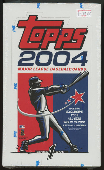2004 Topps Baseball Series 1 36 Pack Box Factory Sealed