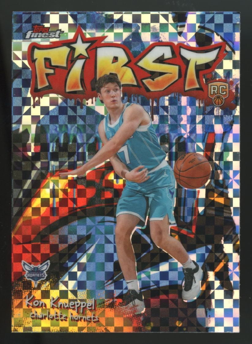 2025-26 Topps Finest Kon Knueppel RC First X-Fractor #F-4