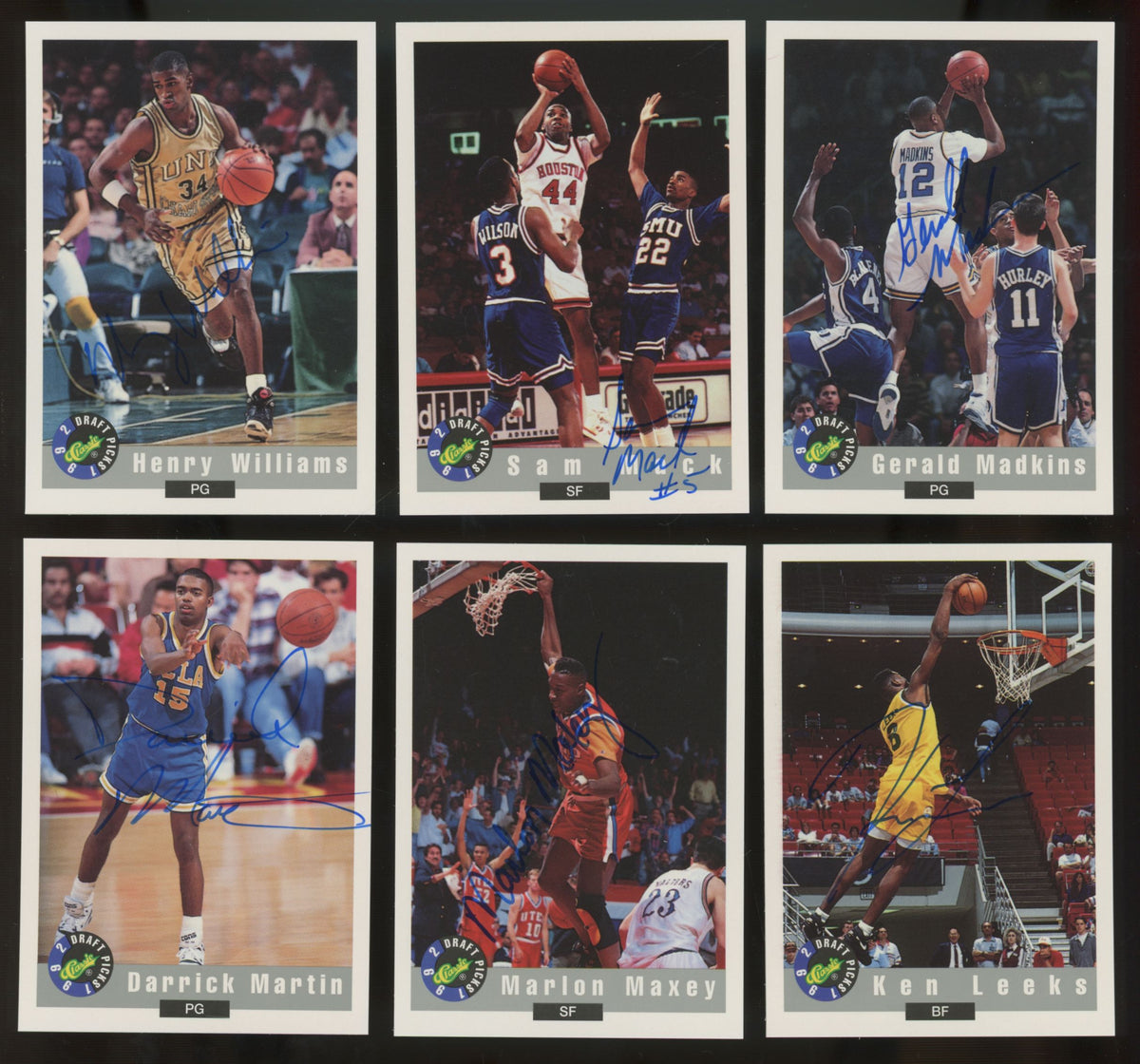 1992 Classic Draft Picks Autos (Lot Of 42) Dikembe Mutombo, Alonzo Mourning