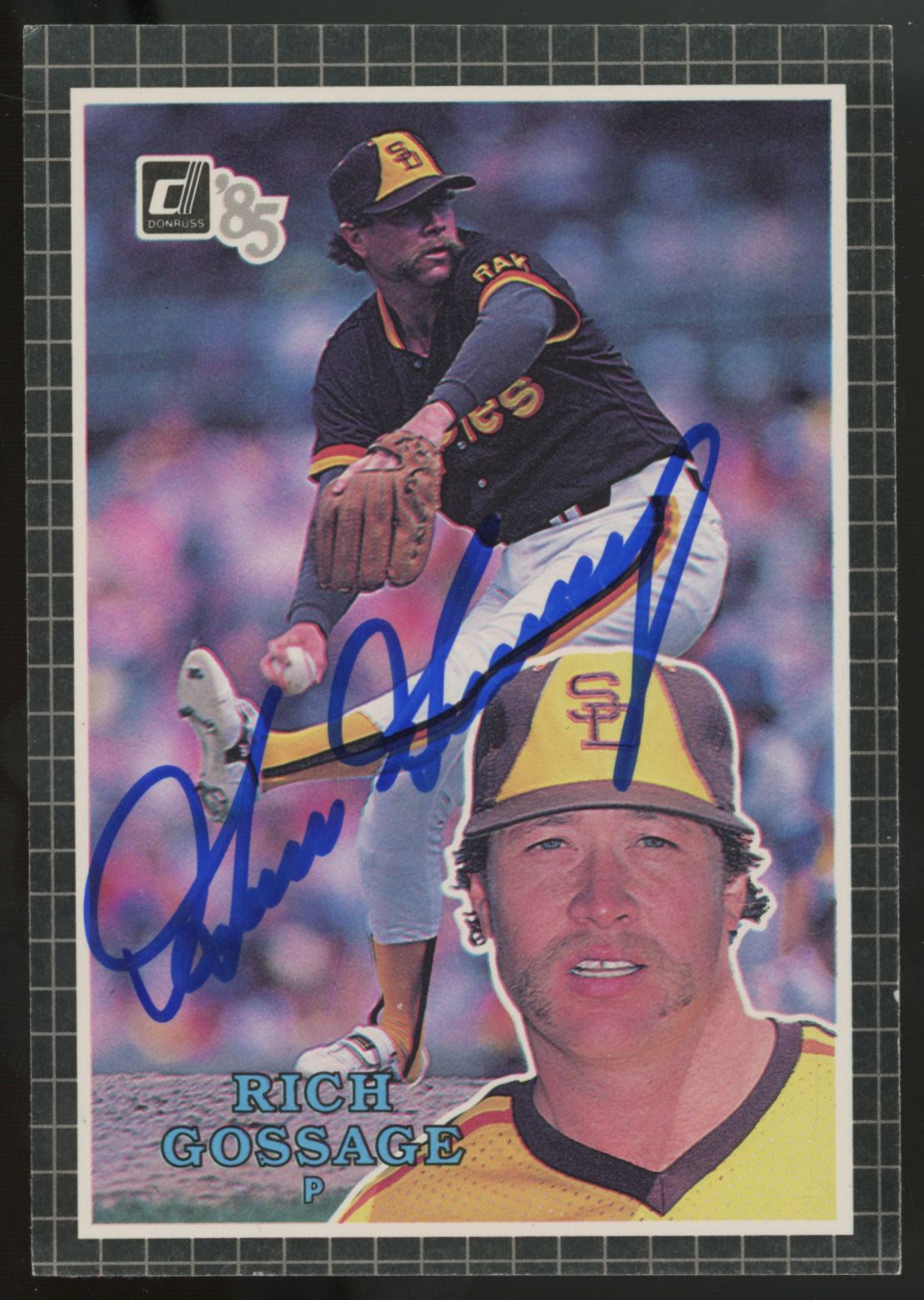 1985 Donruss Action All-Stars Goose Gossage Signed Autographed #14 JSA Authentic