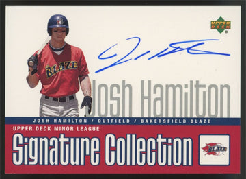 2002 Upper Deck Minor League Josh Hamilton Signature Collection Auto #JH