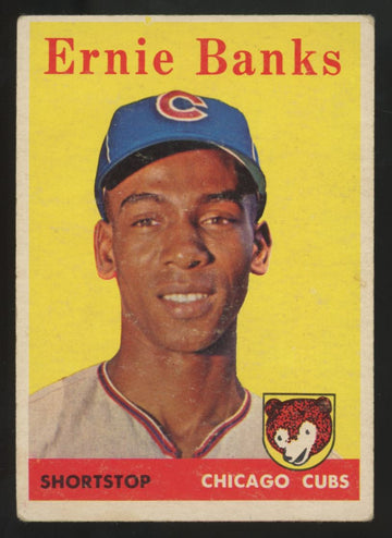 1958 Topps Ernie Banks #310 G/VG