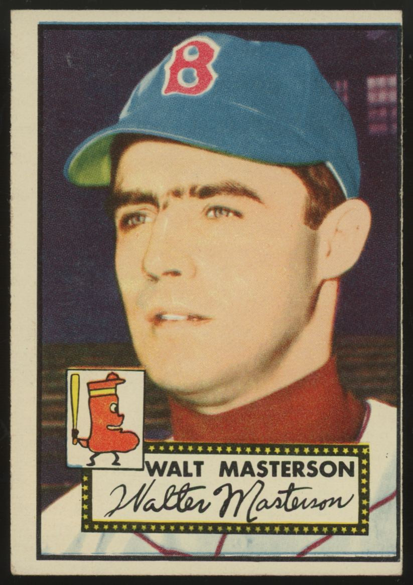 1952 Topps Walt Masterson #186 EX/MT