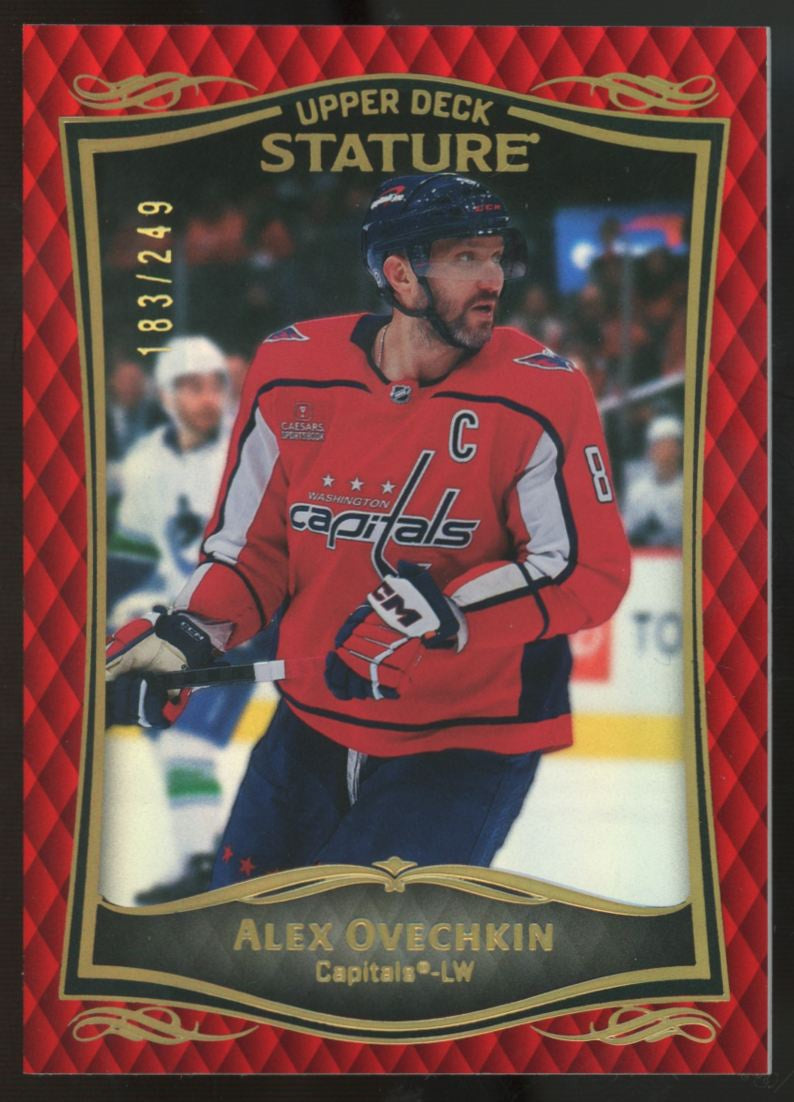 2023-24 Upper Deck Stature Alex Ovechkin Red /249 #8