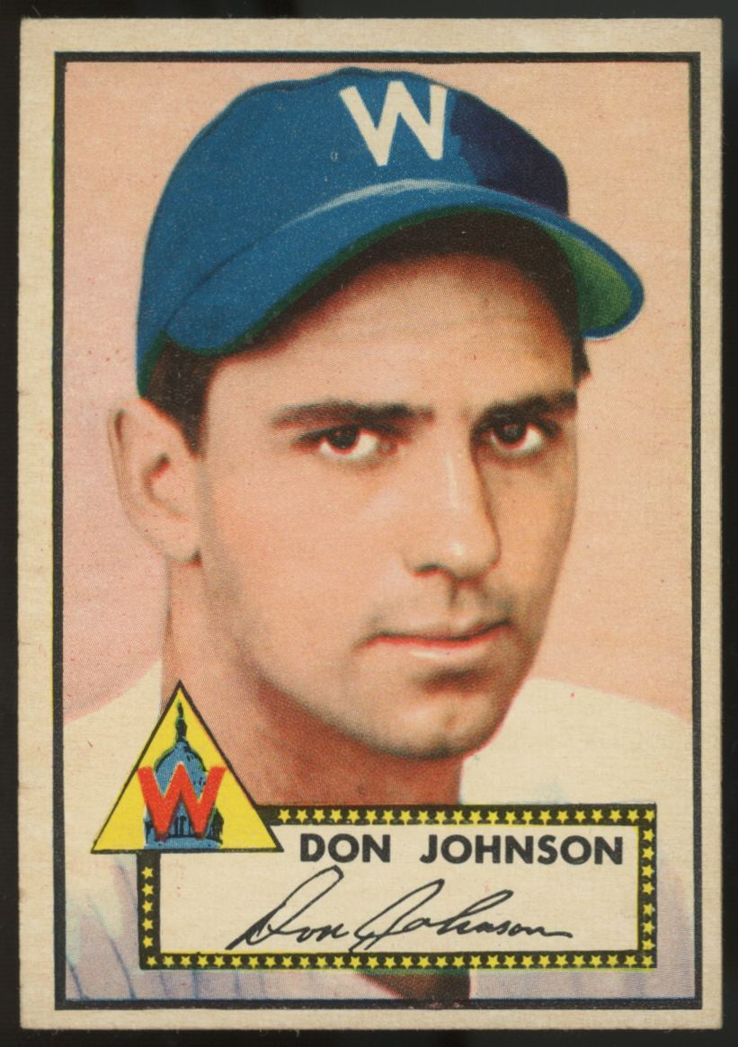 1952 Topps Don  Johnson #190 EX