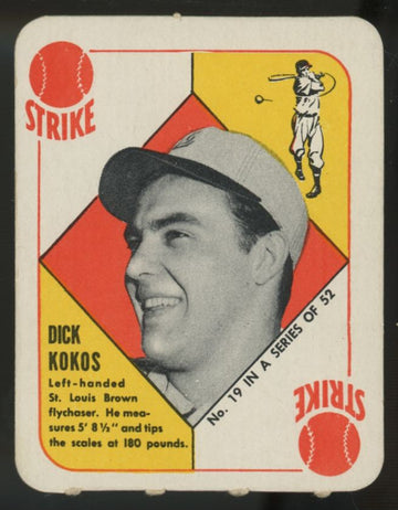 1951 Topps Red Back Dick Kokos #19 EX-MT