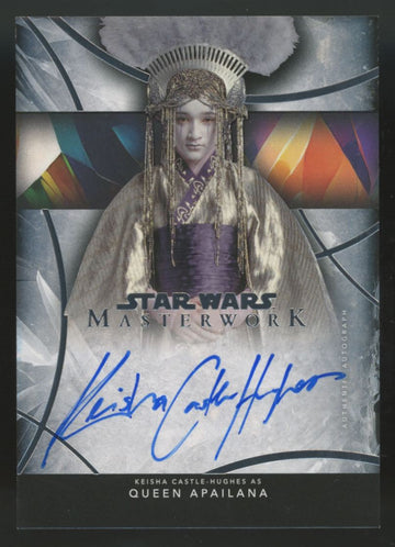 2024 Topps Star Wars Masterwork Queen Apailana/Keisha Castle-Hughes Auto #A-KCH