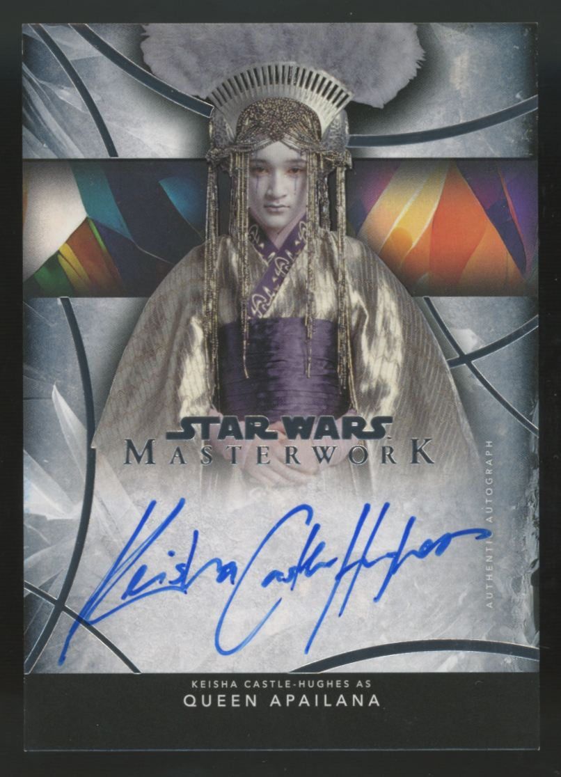 2024 Topps Star Wars Masterwork Queen Apailana/Keisha Castle-Hughes Auto #A-KCH