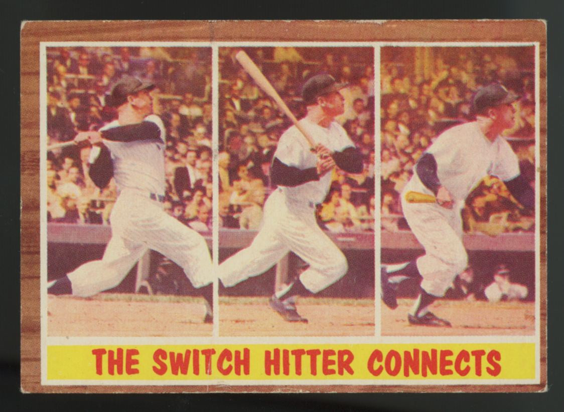 1962 Topps Mickey Mantle Switch Hitter #318 VG