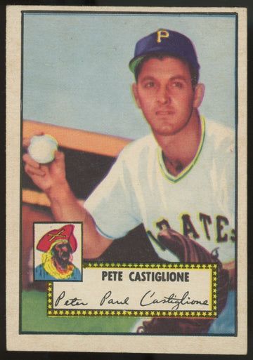 1952 Topps Pete Castiglione #260 VG/EX
