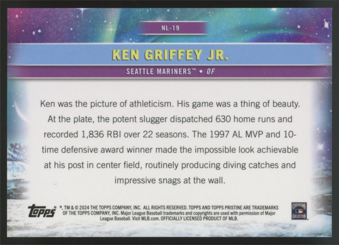 2024 Topps Pristine Ken Griffey Jr. Northern Lights Refractor #NL-19
