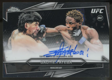 2026 Topps Chrome UFC Gautier Ateba RC Auto #BAV-AG