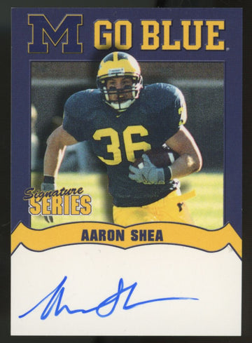 2002 TK Legacy Signature Series Aaron Shea Auto #MGB14