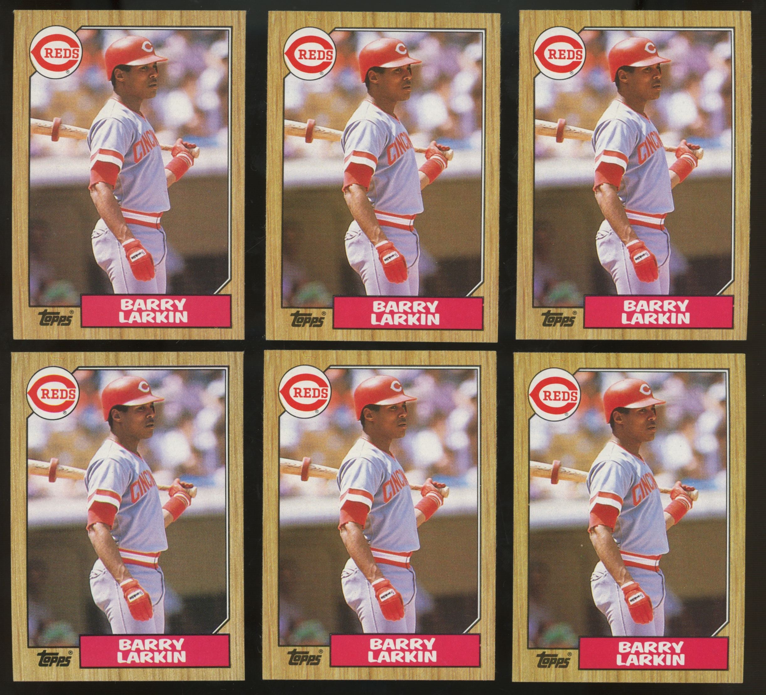 1987 Topps Barry Larkin RC #648 (Lot of 50)