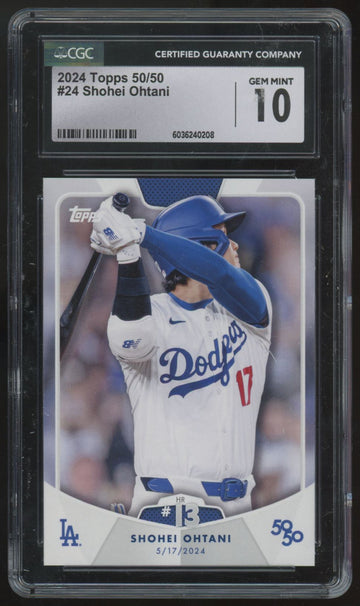 2024 Topps 50/50 Shohei Ohtani #24 CGC 10