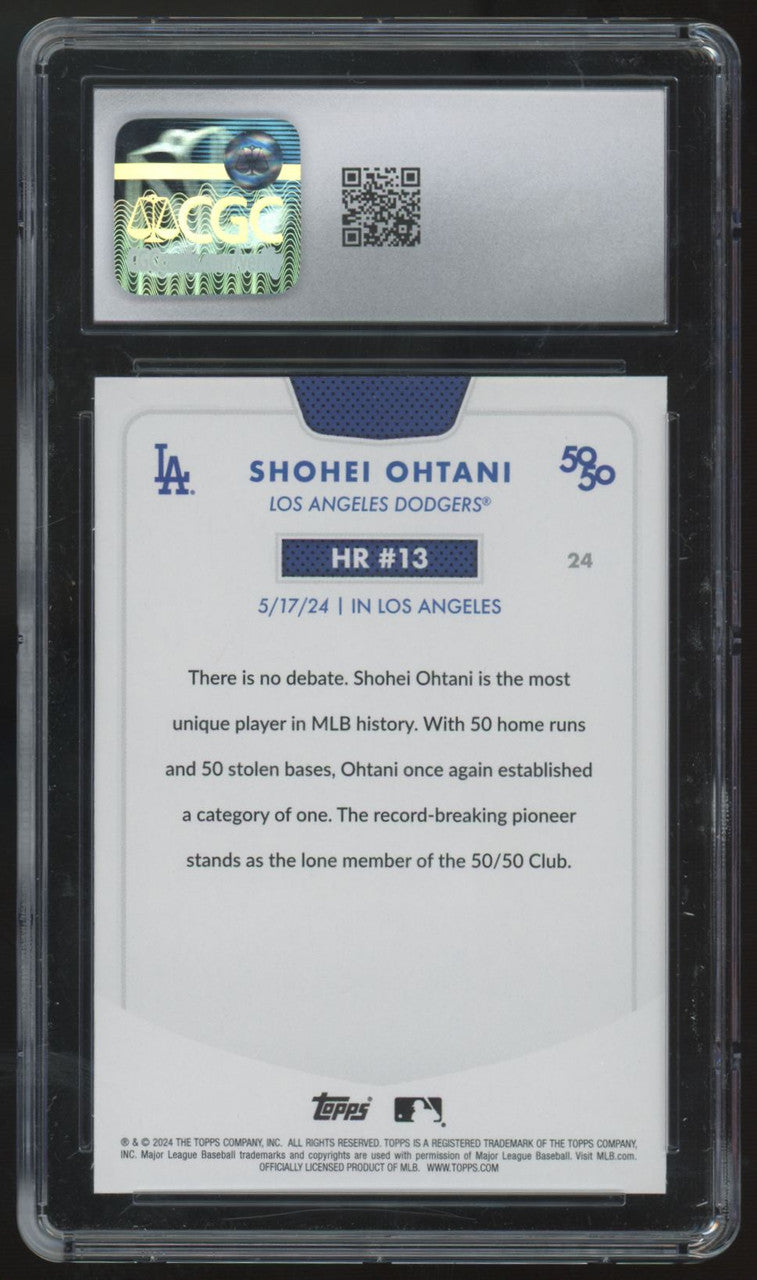2024 Topps 50/50 Shohei Ohtani #24 CGC 10